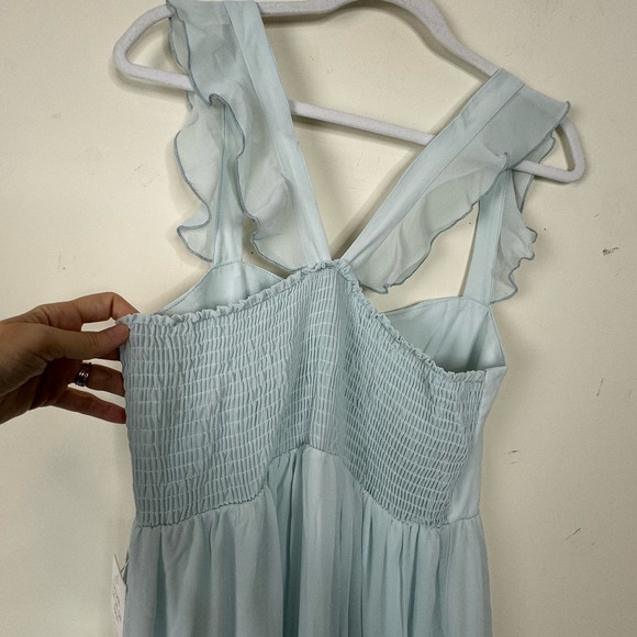 Show Me Your Mumu June Maxi Dress - Icy Blue Chiffon NWT Size XL - Picture 5 of 8